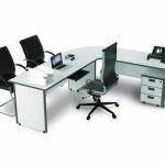 Meja L Kantor Modera