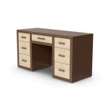 Custom Meja Kantor Bahan Kayu