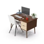 Custom Meja Kantor Desain Estetik Terbaru