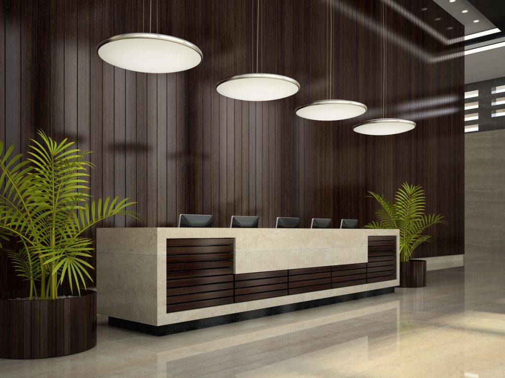 Jual Custom Meja Resepsionis Minimalis Modern Jakarta
