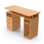 Meja Komputer Kantor Kayu Custom Jakarta