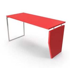 Jual Meja Makan Kantor Merah Custom Jakarta