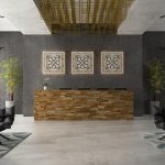 Jual Meja Resepsionis Custom Jakrta terbaru