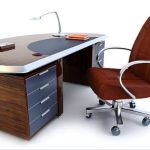 Meja Custom Direktur Desain Classic