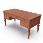 Meja Direktur Desain Classic Minimalis Custom Jakarta