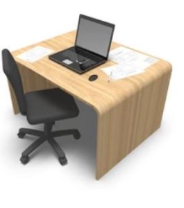 Meja Kantor Custom Minimalis