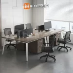 Meja Kantor Dengan Pembatas Homedoki