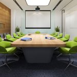 Meja Meeting Custom Kantor Desain Modern