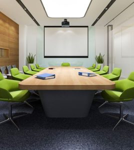 Meja Meeting Custom Kantor Desain Modern