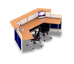 Meja Partisi 2 Staff