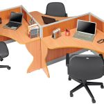 Meja Partisi Arkadia Slim 1