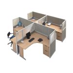 Meja Partisi Modera 4 Set
