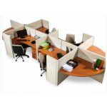 Meja Partisi Modera 6.4 WS 4 Staff
