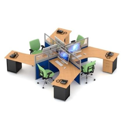 Meja Partisi Uno Slim 4