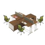Meja Kantor Partisi Indachi 2 L Casa Series