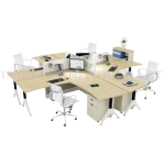 Meja Partisi Kantor Donati Ws 4 Seat