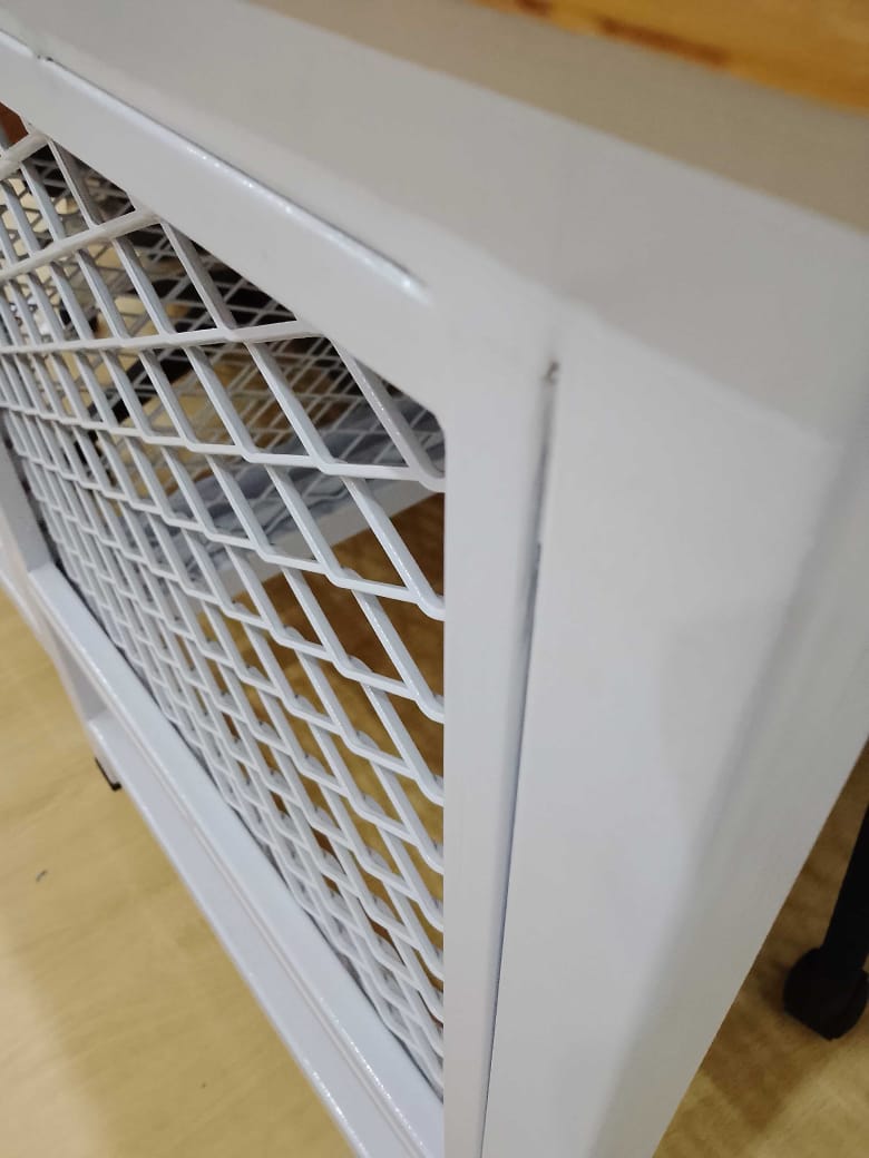 Rangka Meja Besi Industrial warna Putih