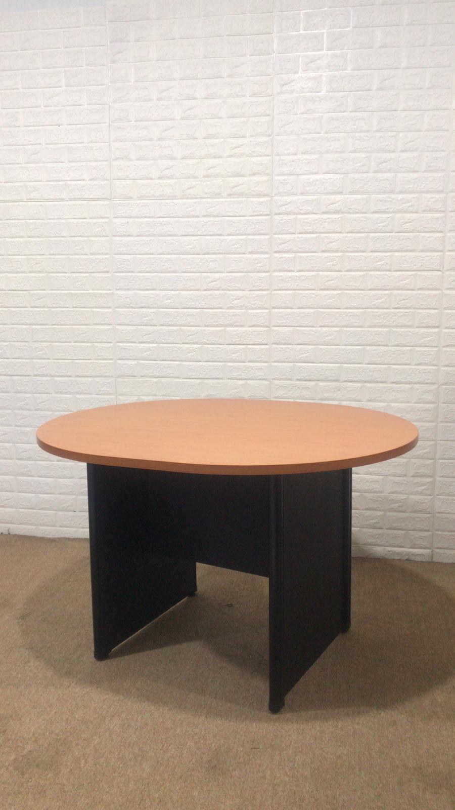 Meja Meeting Partikel Board bulat diamter 120