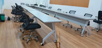 meja rapat custom meeting 10 orang